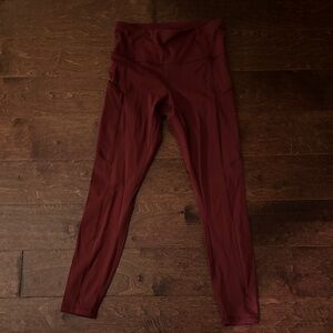 Burgundy Leggings